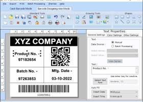 Retail Industry Barcode Labels Program screenshot