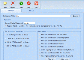 PDFArea PDF Encrypt screenshot