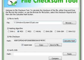 File Checksum Tool screenshot