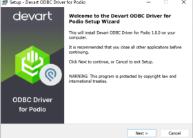 Podio ODBC Driver by Devart screenshot