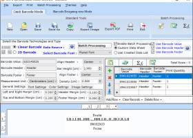 Standard Barcode Label Printing Program screenshot