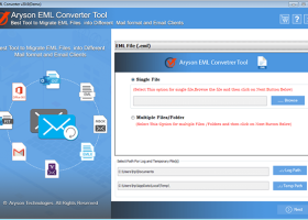 Mac EML Converter Tool screenshot