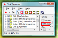 Click! Recorder screenshot