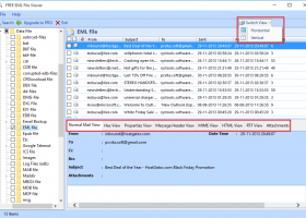 Free EML File Viewer screenshot