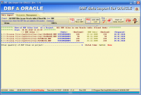DBF data import for ORACLE screenshot