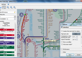 qMetro screenshot