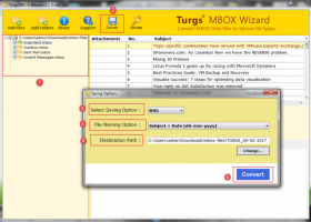 MBOX Files to MSG Converter screenshot