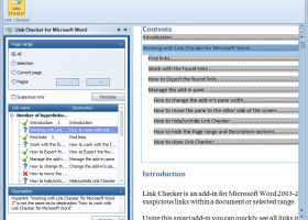 Link Checker for Microsoft Word screenshot