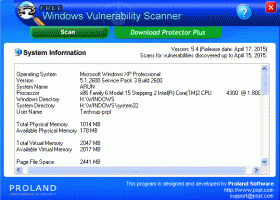 Free Windows Vulnerability Scanner screenshot