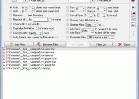 File Renamer screenshot