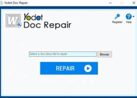 Yodot DOC Repair software screenshot