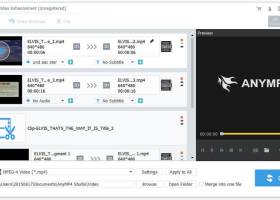 AnyMP4 Video Enhancement screenshot