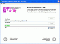 Access Database Recovery Assistant screenshot