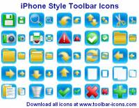 iPhone Style Toolbar Icons screenshot