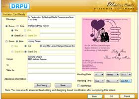 Software for Wedding Cards screenshot