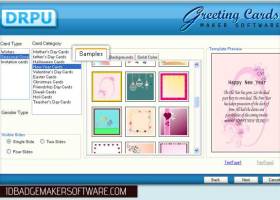 Greeting Cards Designing Program screenshot