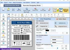 Post Office Barcode Generator screenshot