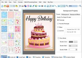 Birthday Wishing Card Software screenshot