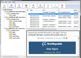 IncrediMail Restore Backup to Thunderbird screenshot