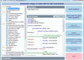 Bytescout Image To Video SDK screenshot