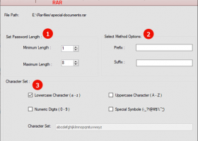 eSoftTools RAR Password Recovery screenshot