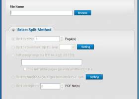 Aiseesoft PDF Splitter screenshot