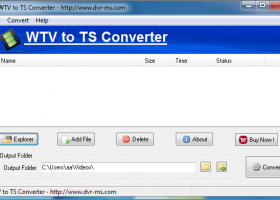 WTV to TS Converter screenshot