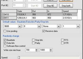 COM Port Stress Test screenshot