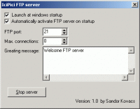 icipici FTP server screenshot