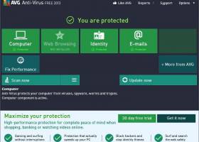 AVG Anti-Virus 2013 (x32 bit) screenshot