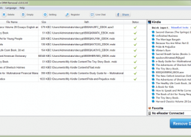 Epubor Kindle DRM Removal screenshot