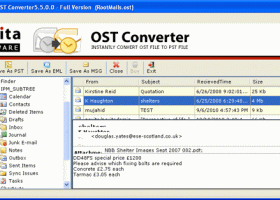 Microsoft OST PST Converter screenshot