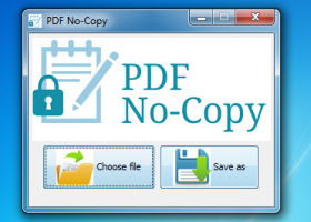 PDF No Copy for Desktop screenshot