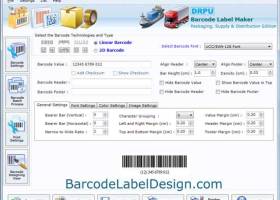 Packaging Barcode Designing Software screenshot