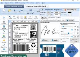 USPS Sack Label Barcode screenshot