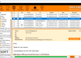 Outlook 2007 Convert OST File to PST screenshot