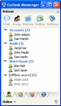 Outlook LAN Messenger screenshot