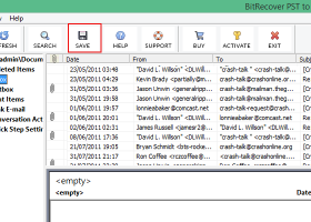 PST to PDF Conversion Tool screenshot