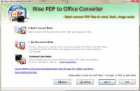 Wise PDF to Office Converter screenshot
