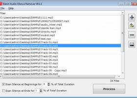 Batch Audio Silence Remover screenshot