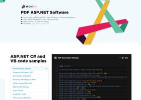 ASP.NET PDF Generator screenshot