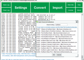 QIF2QFX Convert screenshot