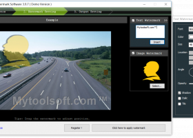 Mytoolsoft Watermark Software screenshot