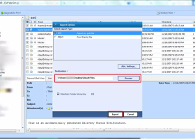 EML to PDF Conversion Software screenshot