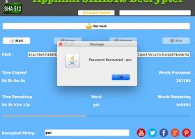 Appnimi SHA512 Decrypter screenshot