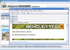 NewsletterDesigner pro screenshot