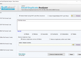 Email Duplicate Analyzer screenshot