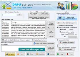 Android Mobile Bulk SMS Composer screenshot