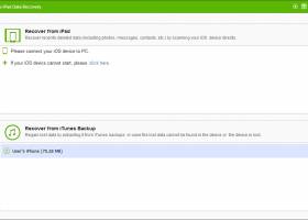 Free iPad Data Recovery screenshot