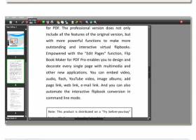 PDF to Flash Brochure Pro screenshot